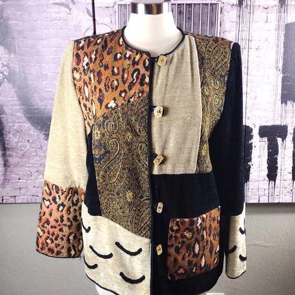 ❤️6 items for $25 sale!!❤️ Indigo Moon Black Blazer EUC - Picture 1 of 5